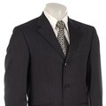 Kenneth Cole New York Men's Blue Stripe Wool Suit