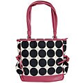 Quad Cord Double Strap Polka Dot Handbag