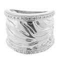 Sterling Silver Diamond Accent Ring