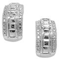 Sterling Silver Diamond Accent Earrings