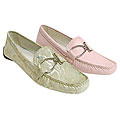 Anne Klein Women's Pebble Grain Leather Loafers