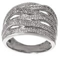 14k White Gold 1/2ct Diamond Fashion Ring