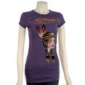 Ed Hardy Women's Short-sleeve Indian Girl T-shirt