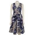 Pretty Pink Contemporary Pearl Blue/ Grey Sundress