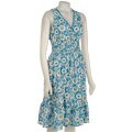 Pretty Pink Contemporary Royal Blue/ Lime Sundress