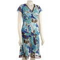 Sheri Martin Sheer Printed Skirt Set