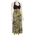 Sheri Martin Maxi Dress with Jersey Bodice