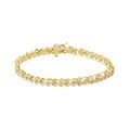 14k Yellow Gold 1ct TDW Diamond Bracelet (G-H, I2)