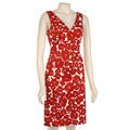 Donna Ricco Women's Floral Crossover Dress