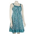 Donna Ricco Women's Ruffle Neck Dress