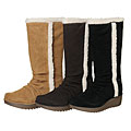 MIA Women's 'Snowflake' Suede Wedge Boots