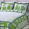 The Armoire Collection Fresh Stripes Quilt Set