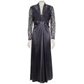 Patra Women's Lace and Charmeuse Jacket Dress
