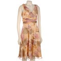 Patra Women's Crinkle Silk Marilyn Dress