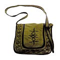Solola Handmade Large Olive Handbag (Guatemala)
