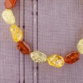Synthetic Amber Blossoms Necklace (USA)