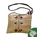 Bordado Handmade Large Grey Handbag (Guatemala)