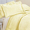 Beach Yellow Matelasse Coverlet Set