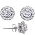 14k Gold 1ct TDW Diamond Stud Plus Earrings (H-I, I2-3)