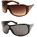 YSL Oversized Plastic Shield Sunglasses