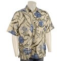 Caribbean Joe Short-sleeve Blossom Print Camp Shirt