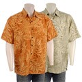 Caribbean Joe Short-sleeve Pineapple Print Camp Shirt
