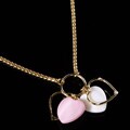 Carolee 16-inch Heart Charm Necklace
