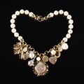 Carolee Vintage Inspired Charm Necklace