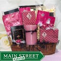 Pretty In Pink Gourmet Treats Gift Basket