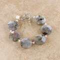 Labradorite Majestic Dusk Pearl Bracelet (USA)