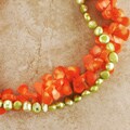 Freshwater Pearl and Coral Necklace (USA)