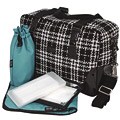 OiOi Woolen Check Carry All Diaper Bag