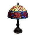 Tiffany-style Rose Table Lamp