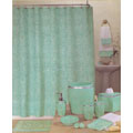 Melody Shower Curtain and Hooks