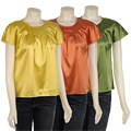 Original Penguin Women's Silk Sateen Blouse