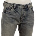 Antik Denim Men's Five-Pocket Straight Leg Jeans
