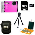 Olympus Stylus 850 SW 8MP Pink Digital Camera with Bonus Kit