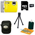 Olympus Stylus 850 SW 8MP Yellow Digital Camera with Bonus Kit