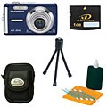 Olympus FE-340 8MP Blue Digital Camera Kit