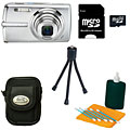 Olympus Stylus 1010 10MP Silver Digital Camera with Bonus Kit