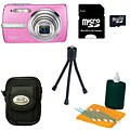 Olympus Stylus 840 8MP Pink Digital Camera with Bonus Kit