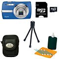Olympus Stylus 840 8MP Blue Digital Camera with Bonus Kit