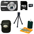 Olympus Stylus 840 8MP Black Digital Camera with Bonus Kit