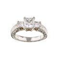 Tacori Platinum 5/8ct TDW Diamond Engagement Ring (G, VS)