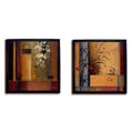 Li-Leger Framed Summer Blossom Canvas Art Set