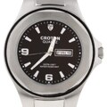 Croton Men's Rugged All Steel Quartz Sport Watch