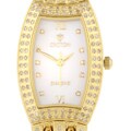 Croton Women's Goldplate Diamond Watch