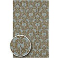 Hand-tufted Current Wool Rug (5' x 8')