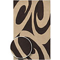 Hand-tufted Dao Wool Rug (5' x 8')