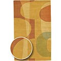 Hand-tufted Current Wool Rug (2'6 x 8')
